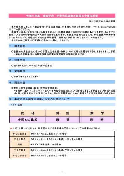 Ｒ６全国学テ家庭公表用のサムネイル