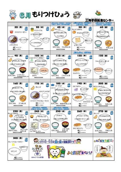 R７.６月給食センターもりつけのサムネイル