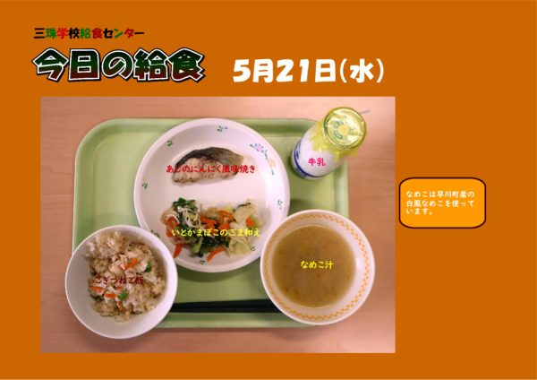 ５月２１日のサムネイル